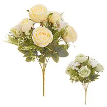 KYTICA RUŽA, DROB.ZELEŇ MIX/2F 35CM - Růže kytice | FLORASYSTEM