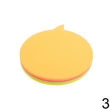 Samolepky v tvare hviezdy, jablka a pomaranča v neonových farbách.