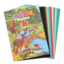 pevná cena Farebný papier 20 hárkov - Výkresy, papíry, psací podložky | FLORASYSTEM