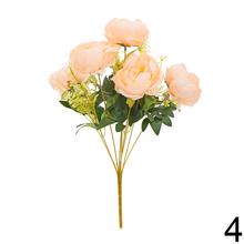 Umelé kvety pivónie v mixe farieb.