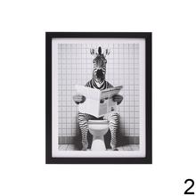 Obraz so safari motívom, zobrazuje zvieratá v komických situáciách.