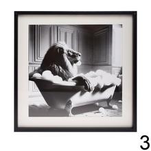 Obraz s motívom kúpajúcich sa zvierat.