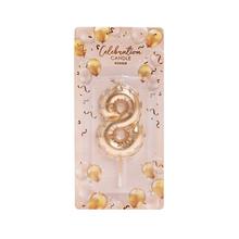 SVIEČKA č8 tortová 6cm - FLORASYSTEM