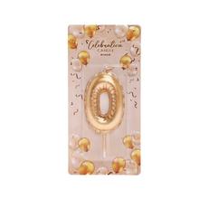 SVIEČKA číslo zlatá 0 - Tortové sviečky | FLORASYSTEM