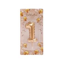 SVIEČKA číslo zlatá 1 - FLORASYSTEM