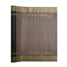 FÓLIA čiernozlatá ,posl.zbohom,50cmx8m - Fólie | FLORASYSTEM