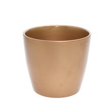 OBAL KER. HLADKÝ ZLATÝ ORO 28XV23CM - Obal metal | FLORASYSTEM