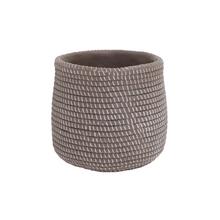 OBAL KERAMIKA VZHĽAD MOTÚZ  16XV14CM - Cement | FLORASYSTEM