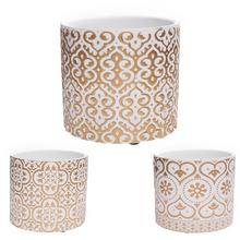 OBAL BIELO/ZLATÁ MIX 3 DRUHY 12XV10,5CM - Obal vzorovaný | FLORASYSTEM