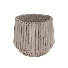 OBAL DREVO DEKOR 16XV14CM - Cement | FLORASYSTEM