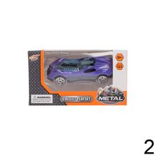 Kovový osobný automobil 7cm v rôznych farbách.