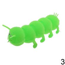 Stláčacia jednofarebná stonožka so svetlom, 20cm