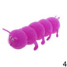 Stláčacia jednofarebná stonožka so svetlom, 20cm