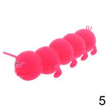 Stláčacia jednofarebná stonožka so svetlom, 20cm