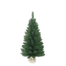 VIANOČNÝ STROMČEK ZAŤAŽ. SMREK V JUTE 90cm - Stromky zatížené | FLORASYSTEM