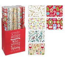 PAPIER VIANOČ DARČEKOVÝ 70X700CM 6ASS - FLORASYSTEM