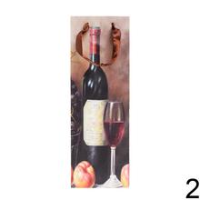 Darčeková taška na víno s obrázkom vína a hrozna.