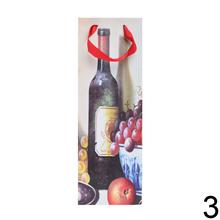 Darčeková taška na víno s obrázkom vína a hrozna.