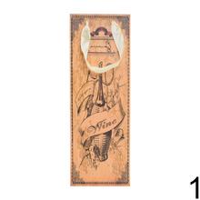 Darčeková taška na víno s dekoratívnym vzorom.