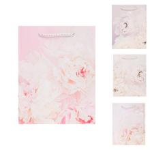 DARČEKOVÁ TAŠKA S 23*18*10CM SVADBA GLITTER - Taška S 23x18x10cm | FLORASYSTEM