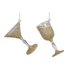 POHÁR ozdoba plast 4.3cmx10cmx3.8cm ass2 - Závěsy ostatní | FLORASYSTEM