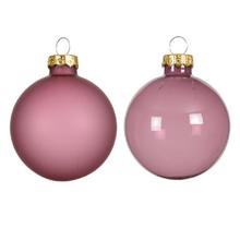 GUĽA sklo S/6 pr.6cm transp. lesk/matná vínovoružová - Skleněné | FLORASYSTEM