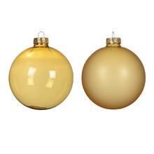 GUĽA sklo S/3  pr.10cm lesk/matná zlatá - FLORASYSTEM