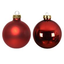 GUĽA sklo S/8 pr.7cm sklo lesk/matná červená - Skleněné | FLORASYSTEM