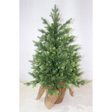 VIANOČNÝ STROMČEK ZAŤAŽ. V JUTE 3D VETVIČKA SVETLÁ 90CM PE - Stromky zatížené | FLORASYSTEM