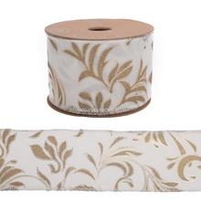 STUHA vian sv. arabeska 6,3cm/10m 5016 - Vánoční stuhy | FLORASYSTEM