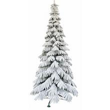 VIANOČNÝ STROMČEK TROMSO FROST PREV.OSNEŽENÝ V300/š.162CM - Stromky na stojanu | FLORASYSTEM