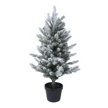 VIANOČNÝ STROMČEK ZAŤAŽ. SNEH ALLISON 40XV60CM 688446 - FLORASYSTEM