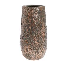 VÁZA Okrúhly Mica Decorations Arthur, zelený/terakota - h55xd21,5cm - Keramika jednobarevná interiérová | FLORASYSTEM