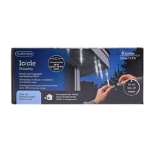 LED svet. záves cencúľ exter 280x18cm - FLORASYSTEM