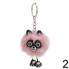Kľúčenka zvieratko s plyšovým vzhľadom.