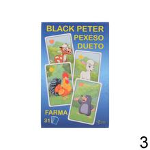 Detské kartové hry mix s obrázkami zvierat.