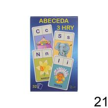 Detské kartové hry mix s obrázkami zvierat.