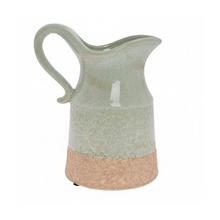 DŽBÁN KERAM. ZEL 18,5X14,5X22 - Keramika vzorovaná interiérová | FLORASYSTEM