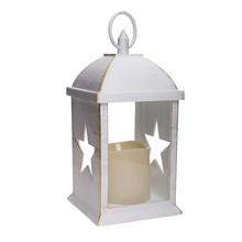 LUCERNA LED S HVIEZDOU WHITE/GOLD - FLORASYSTEM