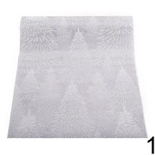 Štóla v striebornom prevedení s motívom stromčekov.