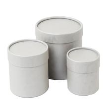 DARČEKOVÁ KRABIČKA SIVÁ S/3 XS,S,M 9x8,5-11x10-13x12cm - FLORASYSTEM