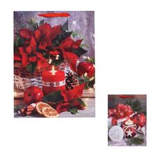 DARČEKOVÁ TAŠKA L 31*42*11 VIANOCE  - Taška M 32x26x10cm | FLORASYSTEM