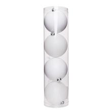 GULE PLAST. BIELE LESK/PERLA/GLIT S/4 10CM - Plastové jednobarevné | FLORASYSTEM