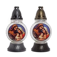 CH 290 KAH.SKLO SV.RODINA 45GR - Hřbitovní svíčka vánoční | FLORASYSTEM