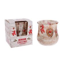 VOŇ.V SKLE CHRIST.MERRY CHRIST.RED 80GR/SAS6012/ - FLORASYSTEM