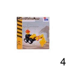 Stavebnica STAVEBNÉ STROJE, MIX s rôznymi stavebnými strojmi.