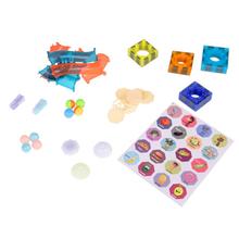 Magnetické kocky, 49 kusov, osvetlené kocky pre deti.