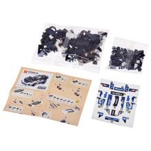 Technické bloky Športové auto v námorníckej modrej farbe.