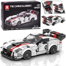 Technické bloky Super športové auto BIELY spojler VIPER 419 dielikov - Domácnost / doplňky | FLORASYSTEM