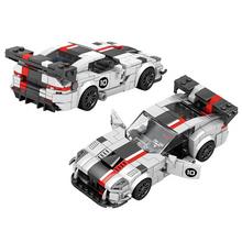 Technické bloky Super športové auto s bielym spojlerom, model VIPER, 419 dielikov.